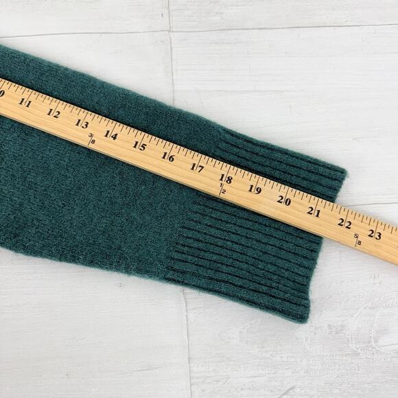 J.Crew Supersoft Yarn Turtleneck Sweater Women S Green Wool Alpaca Blend Cozy - Picture 12 of 15